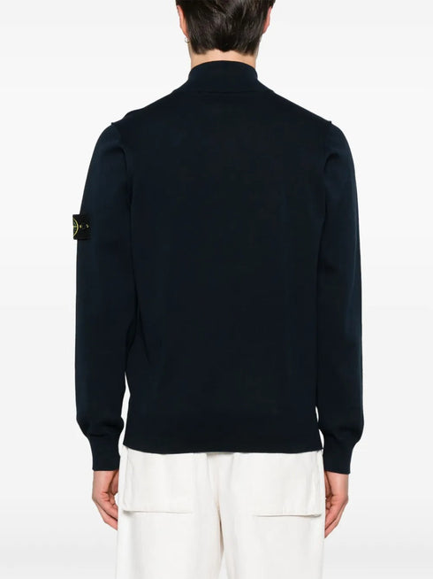 STONE ISLAND ZIP UP CARDIGAN